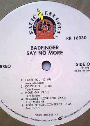 Badfinger : Say No More (LP, Album, AR )