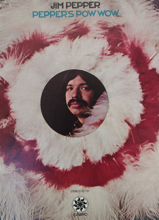 Jim Pepper : Pepper's Pow Wow (LP, Promo, Ric)