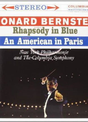 the album cover for Gershwin / Bernstein - Rhapsody in Blue: An American in Paris