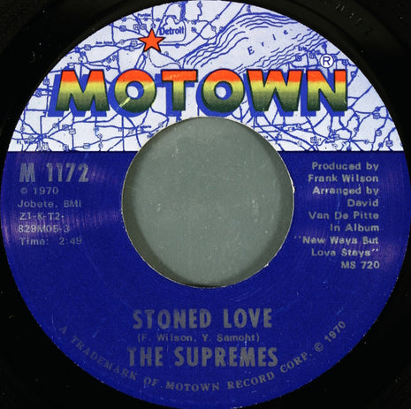 The Supremes : Stoned Love (7", Single, Ame)