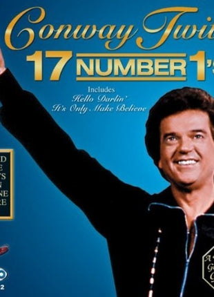 the album cover for Conway Twitty - 17 Number 1s