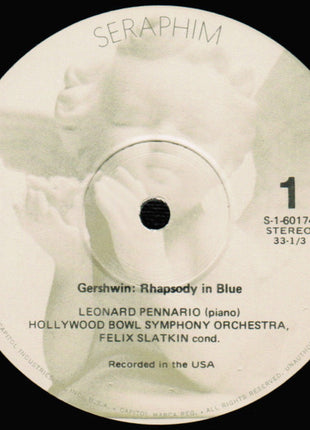 George Gershwin - Leonard Pennario - Felix Slatkin And The Hollywood Bowl Symphony Orchestra : Rhapsody In Blue / An American In Paris (LP)