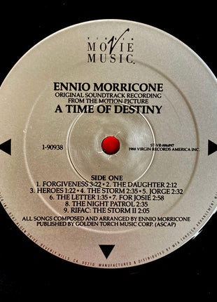 Ennio Morricone : A Time Of Destiny (Original Motion Picture Soundtrack) (LP, Album)