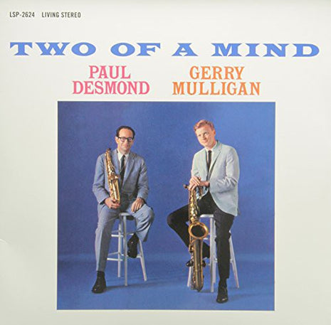 the album cover for Gerry Mulligan & Paul Desmond - Two Of A Mind [LP]