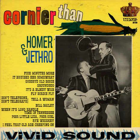 Homer And Jethro : Cornier Than Corn (LP, Comp)