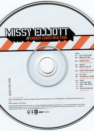 Missy Elliott : Under Construction (CD, Album, Enh)