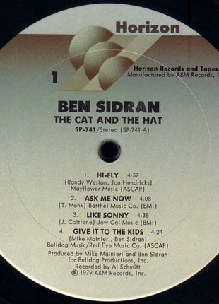 Ben Sidran : The Cat And The Hat (LP, Album)