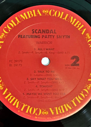 Scandal (4) : Warrior (LP, Album)