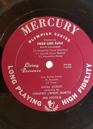 Antal Dorati Conducting The Minneapolis Symphony Orchestra : Swan Lake Ballet, Vol. 3 (Act Three) (LP, Album, Mono)