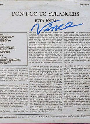 Etta Jones : Don't Go To Strangers (LP, Album, RE)