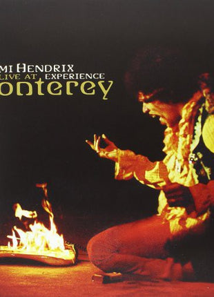 the album cover for Jimi Hendrix - Live at Monterey