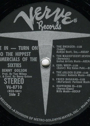 Benny Golson : Tune In Turn On - To The Hippest Commercials Of The Sixties (LP, Album)