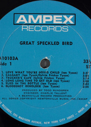 Great Speckled Bird : Great Speckled Bird (LP, Album, All)