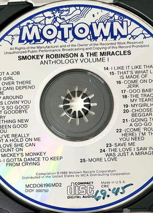 Smokey Robinson & The Miracles* : Anthology (2xCD, Comp, Club, RE)
