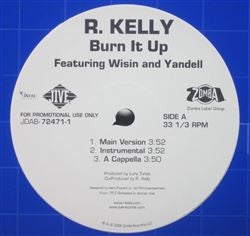 R. Kelly feat. Wisin And Yandell* : Burn It Up (12", Promo)