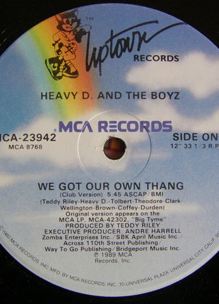 Heavy D. & The Boyz : We Got Our Own Thang (12", Single)
