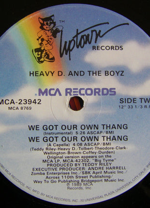 Heavy D. & The Boyz : We Got Our Own Thang (12", Single)