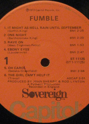 Fumble (3) : Fumble (LP, Album)
