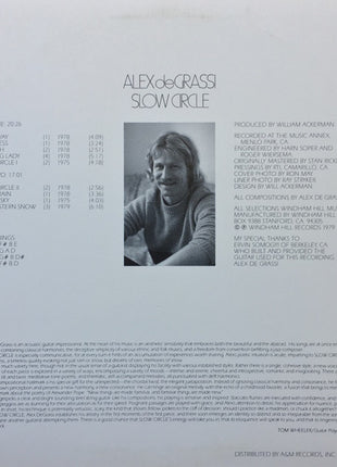 Alex deGrassi* : Slow Circle (LP, Album, RE, Ele)