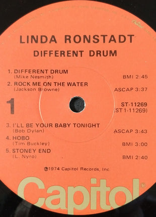 Linda Ronstadt : Different Drum (LP, Comp, Win)