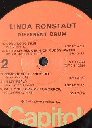 Linda Ronstadt : Different Drum (LP, Comp, Win)
