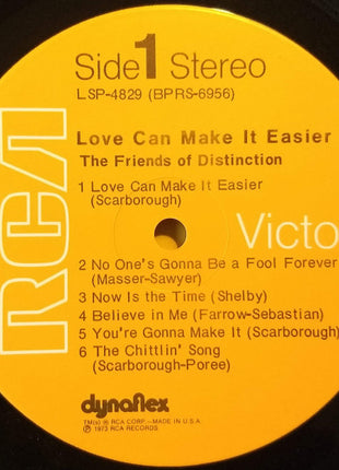 The Friends Of Distinction : Love Can Make It Easier (LP, Album, Gat)