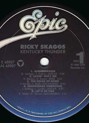 Ricky Skaggs : Kentucky Thunder (LP, Album)