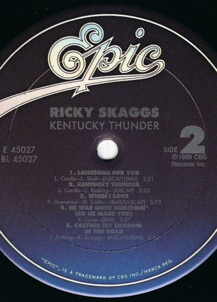 Ricky Skaggs : Kentucky Thunder (LP, Album)