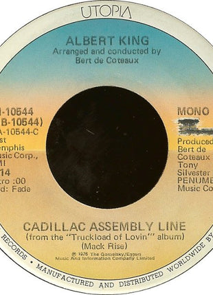 Albert King : Cadillac Assembly Line (7", Mono, Promo)