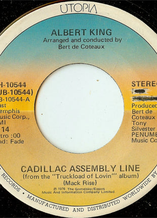 Albert King : Cadillac Assembly Line (7", Mono, Promo)