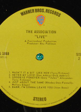 The Association (2) : "Live" (2xLP, Album, San)