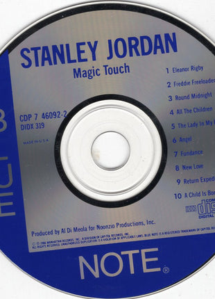 Stanley Jordan : Magic Touch (CD, Album, RE)
