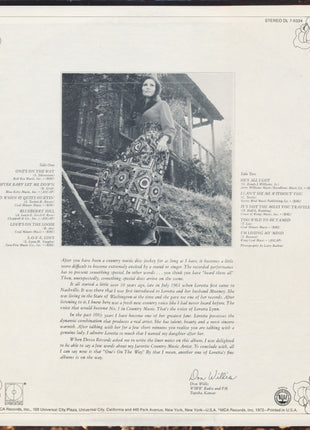 Loretta Lynn : One's On The Way (LP, Album, Pin)