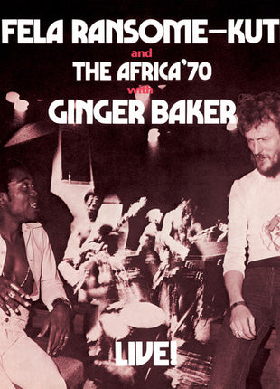 the album cover for Fela Kuti - Fela Live With Ginger Baker [Download Included]