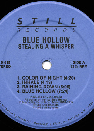 Blue Hollow : Stealing A Whisper (LP, Album)