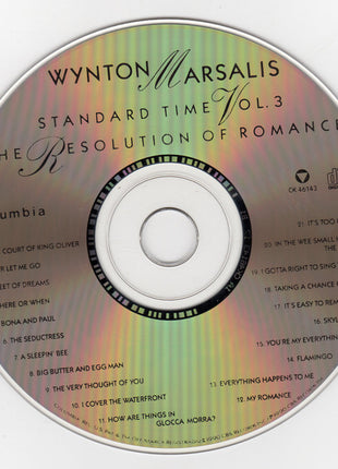 Wynton Marsalis : Standard Time Vol. 3 (The Resolution Of Romance) (CD, Album, Pit)