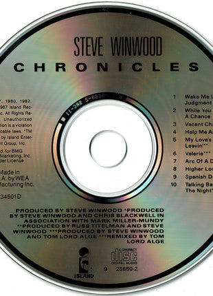 Steve Winwood : Chronicles (CD, Comp, Club, SRC)