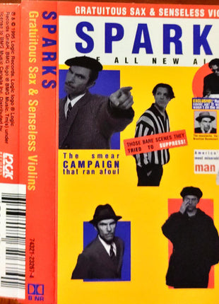 Sparks : Gratuitous Sax & Senseless Violins (Cass, Album, Dol)