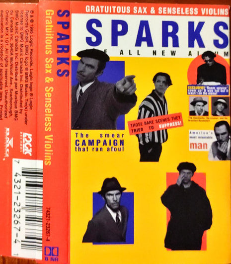 Sparks : Gratuitous Sax & Senseless Violins (Cass, Album, Dol)