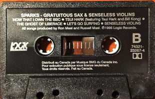 Sparks : Gratuitous Sax & Senseless Violins (Cass, Album, Dol)