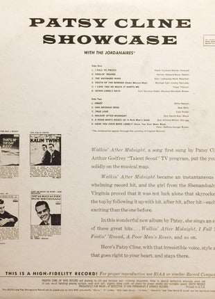 Patsy Cline : Patsy Cline Showcase (LP, Album, Mono, RE)