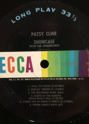 Patsy Cline : Patsy Cline Showcase (LP, Album, Mono, RE)