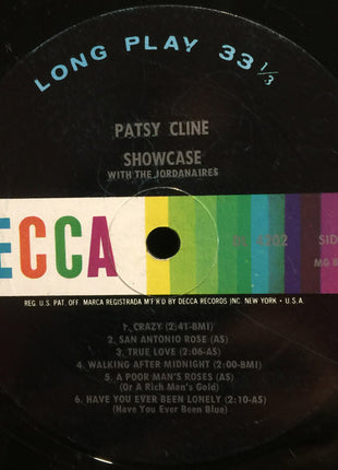 Patsy Cline : Patsy Cline Showcase (LP, Album, Mono, RE)