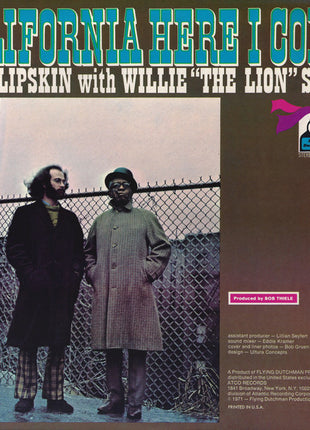 Mike Lipskin With Willie "The Lion" Smith : California Here I Come (LP, Album, Gat)