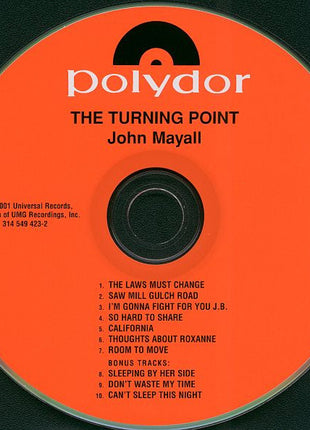 John Mayall : The Turning Point (CD, Album, RE, RM)