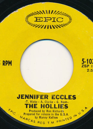 The Hollies : Jennifer Eccles  (7", Single, Pit)