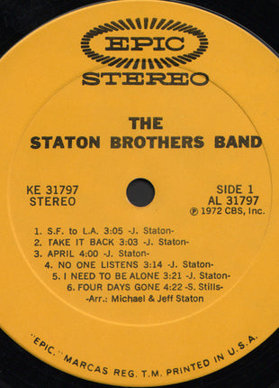 The Staton Brothers : The Staton Brothers Band (LP, Album)
