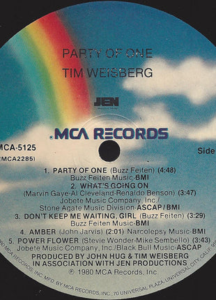 Tim Weisberg : Party Of One (LP, Album)
