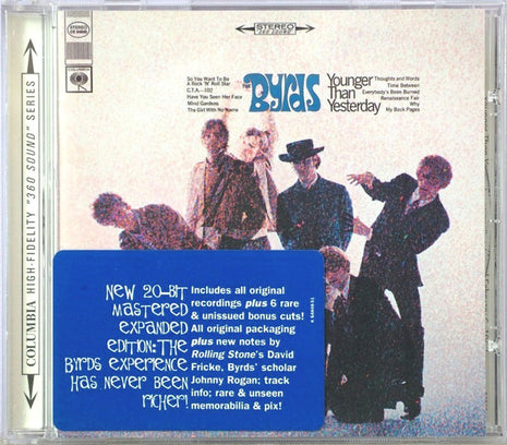 The Byrds : Younger Than Yesterday (CD, Album, RE, RM, Pit)