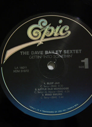The Dave Bailey Sextet : Gettin' Into Somethin' (LP, Album, Mono, RE)